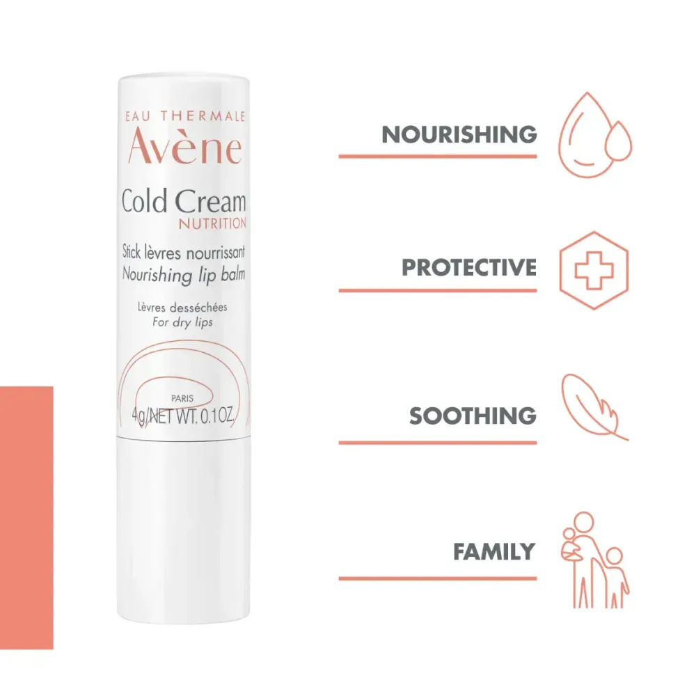 Питательный бальзам для губ AVENE Cold Cream 4гр
