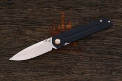 Нож складной Artisan 1849P-BK Sirius, клинок 89мм, сталь AR-RPM9, рукоять G10