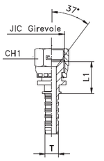 Фитинг DN 20 JIC (Г) 1.1/16