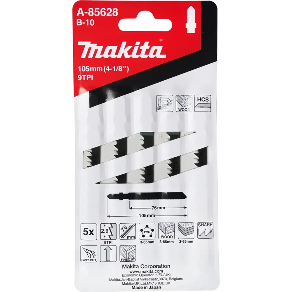Пилка по дереву для лобзика B-10 Makita A-85628