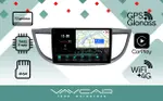 Магнитола для Honda CR-V 4 2012-2016 (большая рамка 10) - Vaycar VA20-0469-2K на Android 13, Быстрая, 2K QLED, CarPlay,4G SIM-слот