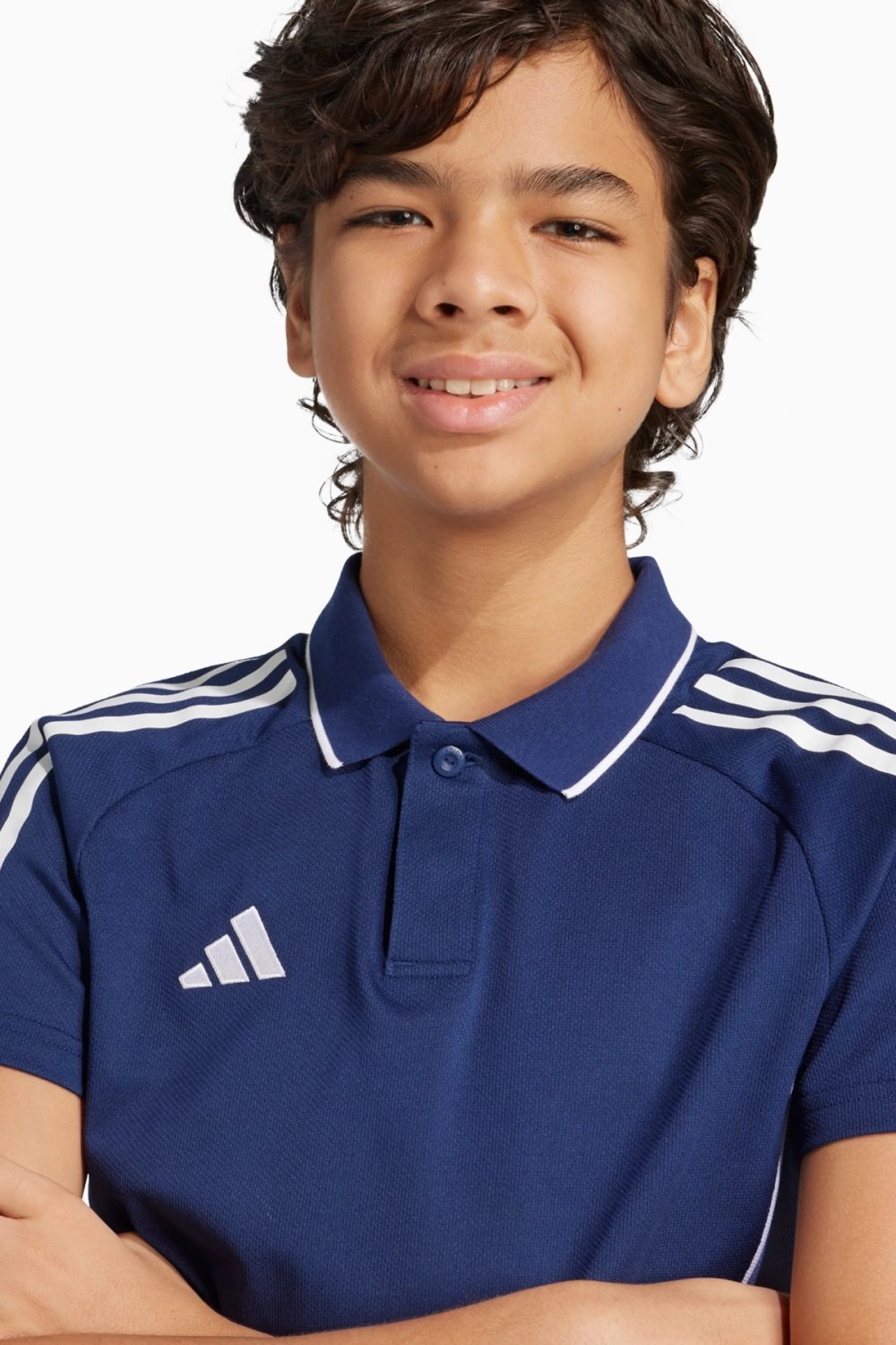Футболка adidas Tiro 25 Competition Polo Junior - синий