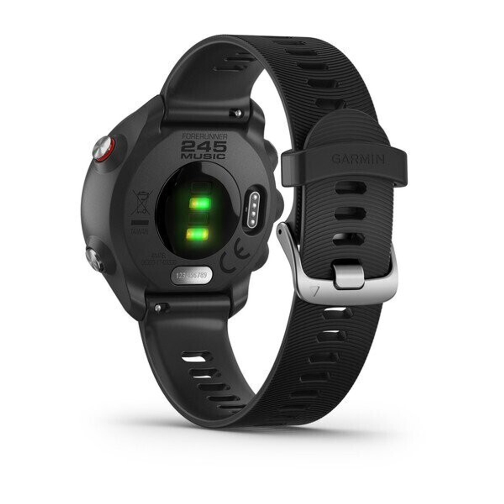 Умные часы Garmin Forerunner 245 Music черные с черным ремешком