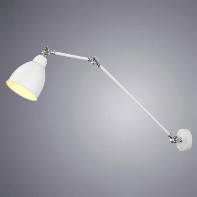 Бра Arte Lamp BRACCIO A2055AP-1WH, 1хE27