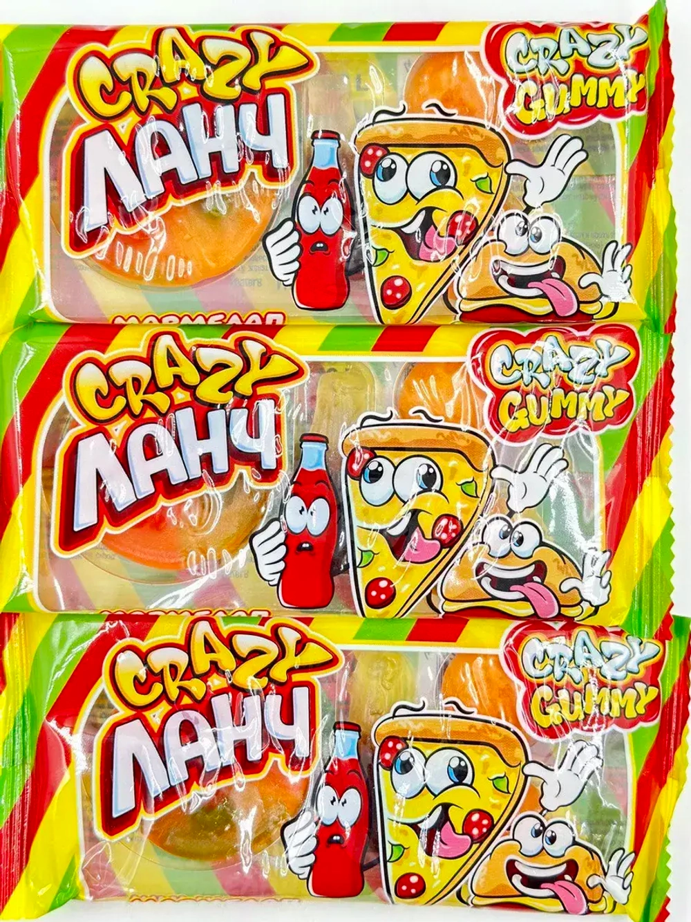 Мармелад Crazy Ланч ассорти ( 36шт по 15гр)