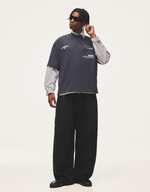 Мужская футболка boxy fit с коротким рукавом и принтом - BERSHKA