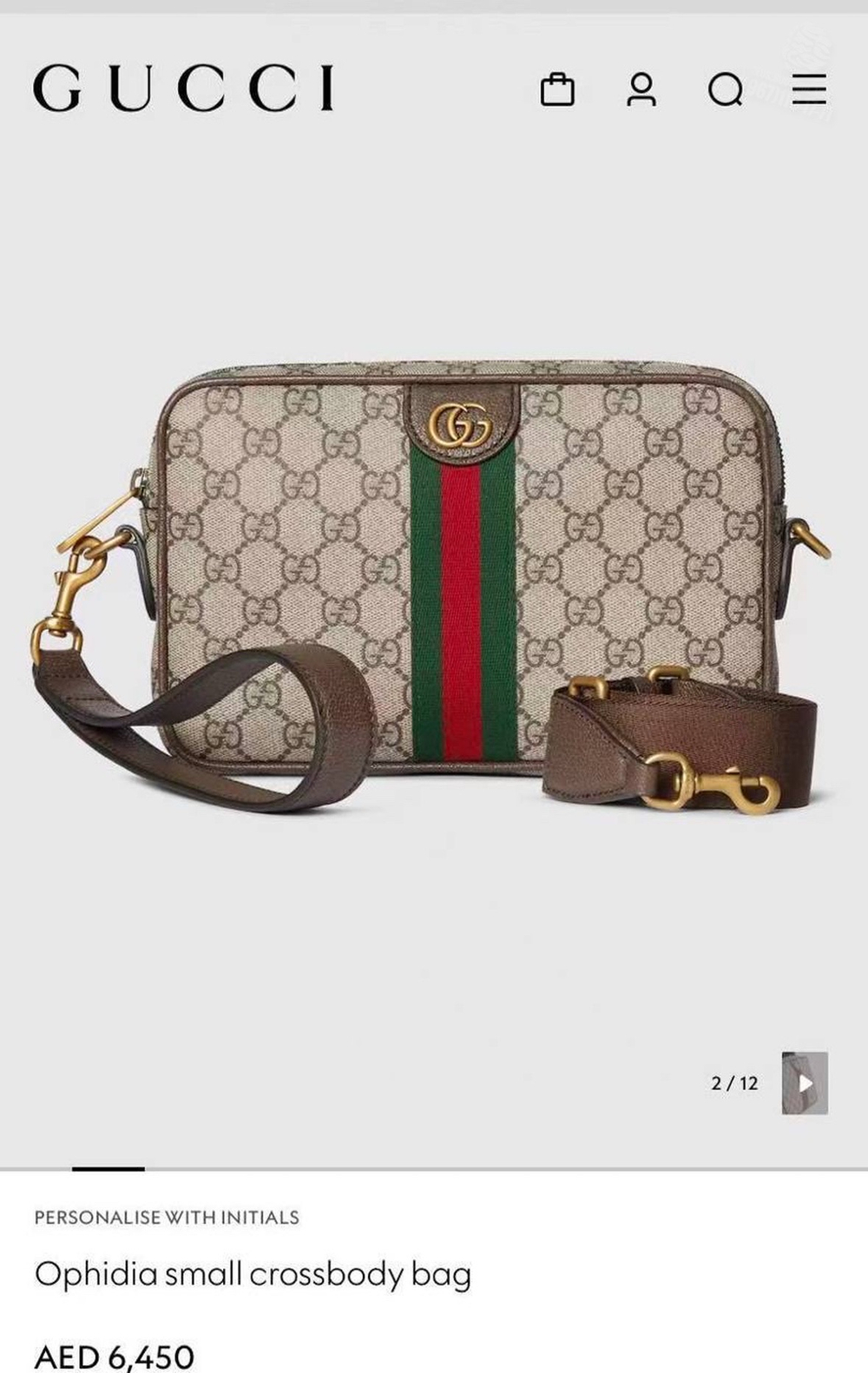 Сумка через плечо Gucci