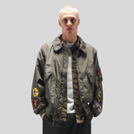 Бомбер Alpha Industries CWU 36/P Relaxed Patched Field Grey (Полевой Серый)