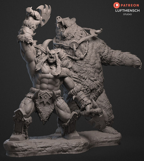 Рексар Rexxar world of warcraft wow Варкрафт Коллекционная Фигурка Аниме