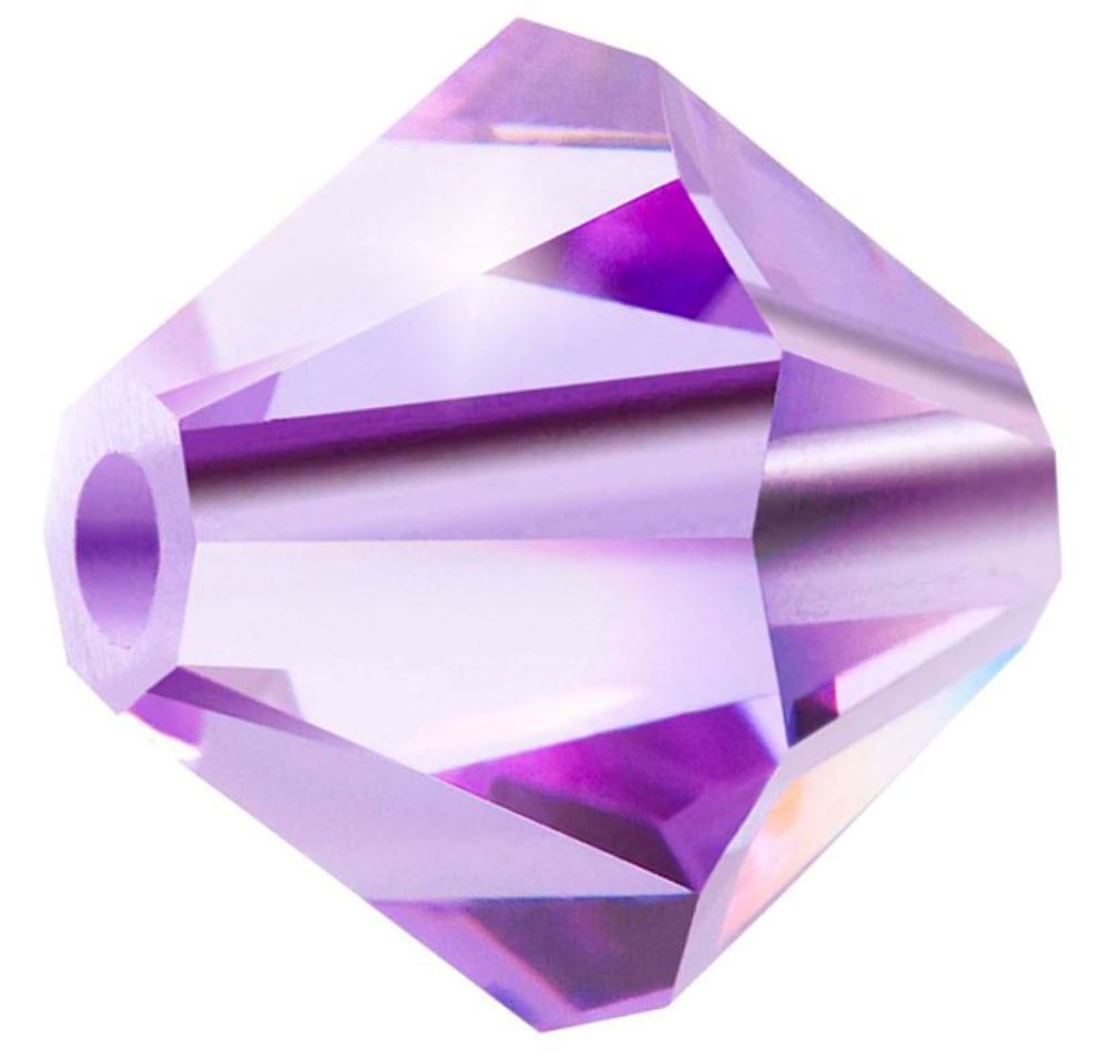 Бусины стекло 3.6х4 мм, 24 шт, фиолетовый (violet 20310), Preciosa 451-69-302 Бусины стекло 3.6х4 мм, 24 шт, фиолетовый (violet 20310), Preciosa 451-69-302