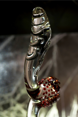 Фаллоимитатор Sexus Glass, стекло, 17,5 см