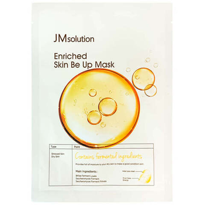 JMsolution Enriched Skin Be Up Mask, 30ml*1ea - Тканевая маска для микробиома кожи с лизатом бифидобактерий 30мл*1шт