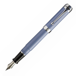 Перьевая ручка Aurora Talentum Resina blue resin CT, перо - F, в подарочной коробке