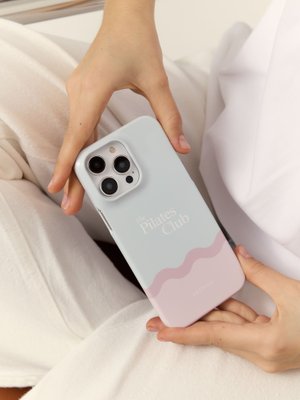 Чехол THE PILATES CLUB (бирюзовый) для iPhone