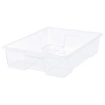 Контейнер IKEA SAMLA (САМЛА), Прозрачный, 78x56x18 см, 55 л