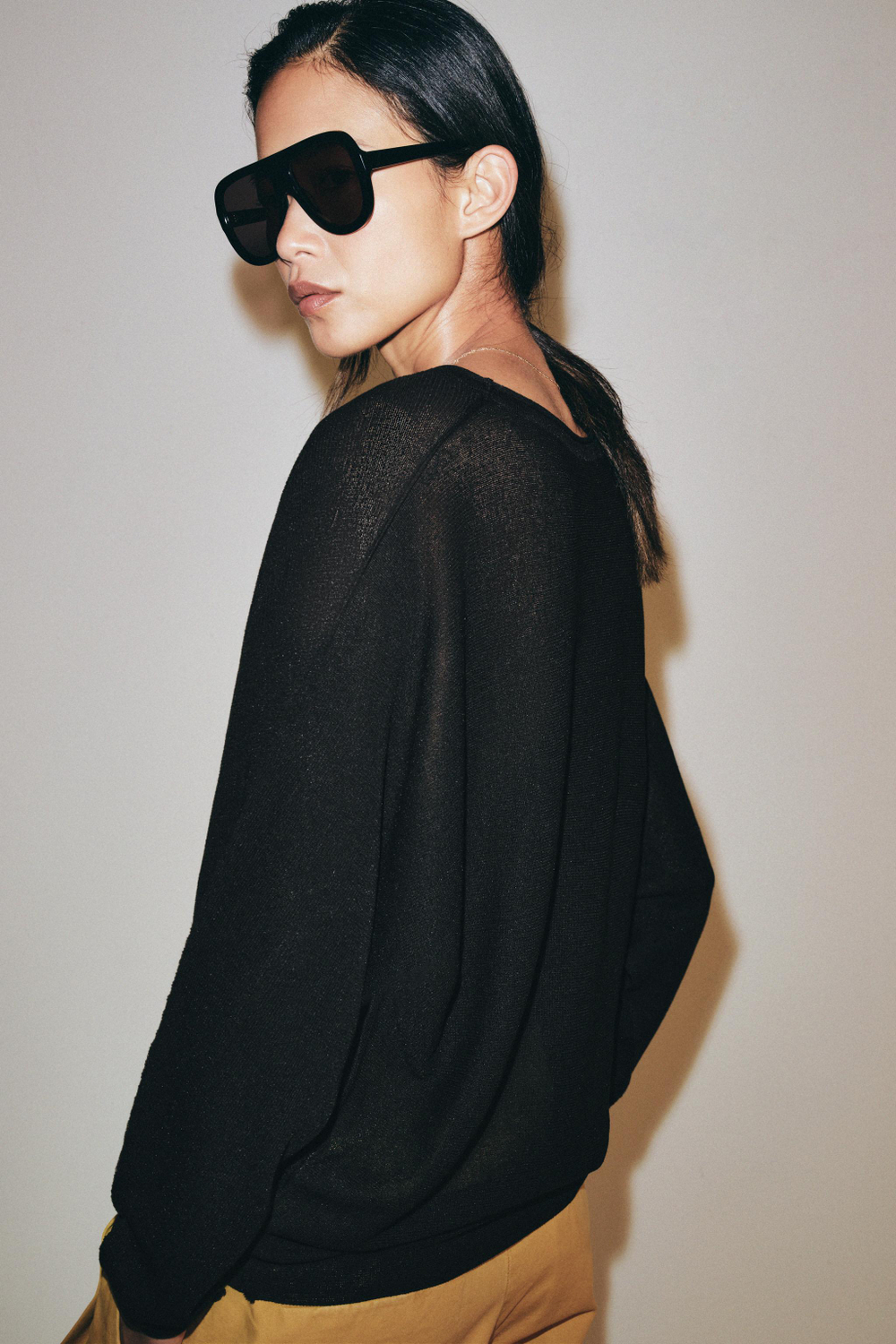 ШИРОКИЙ ВЯЗАНЫЙ СВИТЕР — ZARA