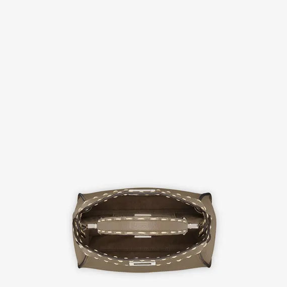 Сумка Fendi Peekaboo Iconic Mini темно-серый