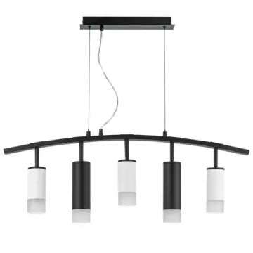 Подвесной светильник 5*GU10 LR7353638721 чёрный/белый Rullo Lightstar