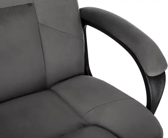 Кресло руководителя Бюрократ CH-800 Fabric темно-серый крестов. пластик