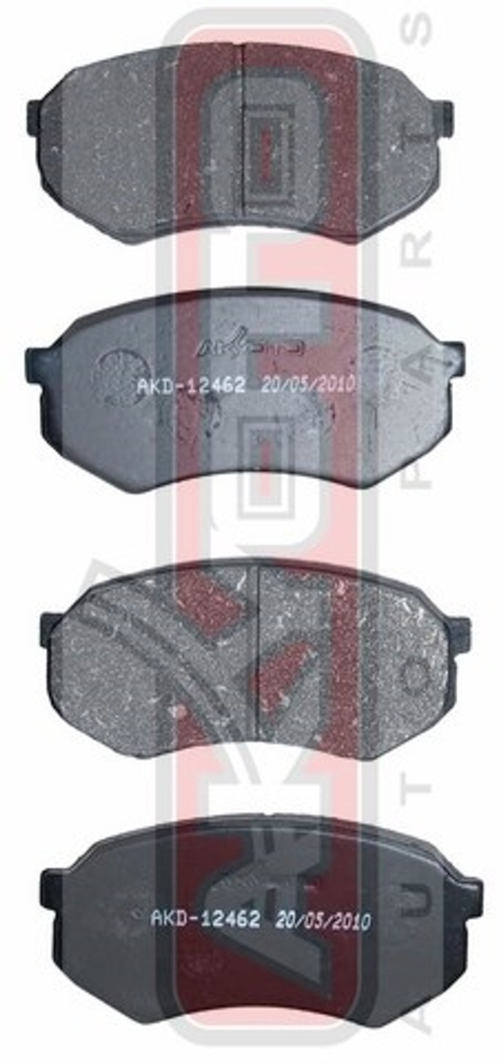 Колодки тормозные передние дисковые AKYOTO AKD12462