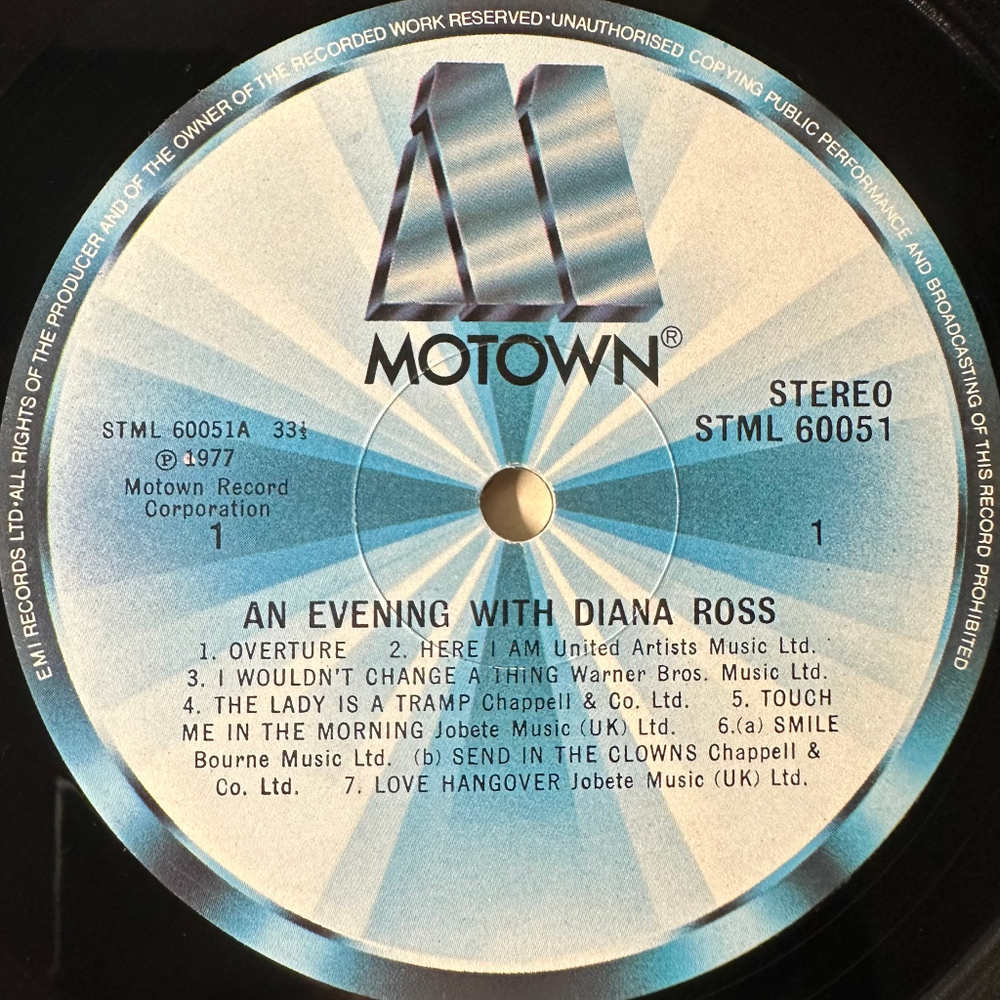 Diana Ross ‎– An Evening With Diana Ross 2LP (Англия 1977г.)
