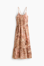 Платье-колокол со шнуровкой — длина макси - H&M