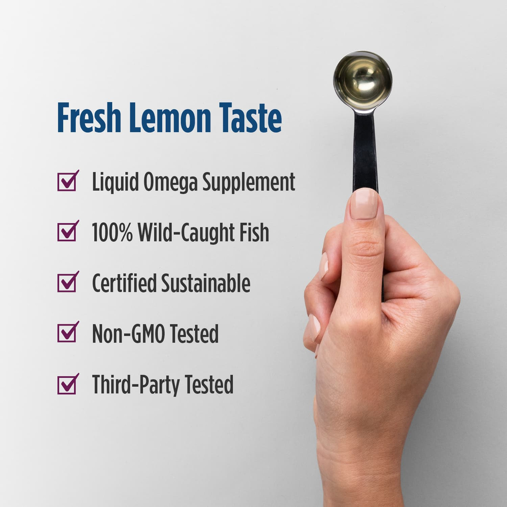 Nordic Naturals, Complete Omega, с лимонным вкусом, 237 мл (8 жидк. унций)