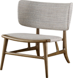 Кресло McGuire Hana Lounge Chair (Upholstered Back)