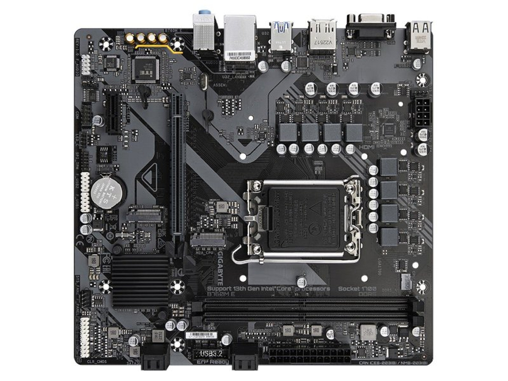 Материнская плата Gigabyte B760M E, Socket LGA 1700, Intel B760, mATX, RTL