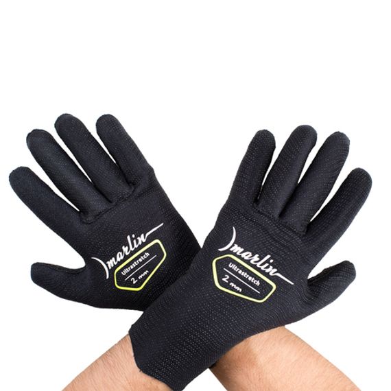 Перчатки Marlin Ultrastretch 5 мм Черные