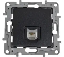 Розетка RJ11 Legrand Etika антрацит 25641