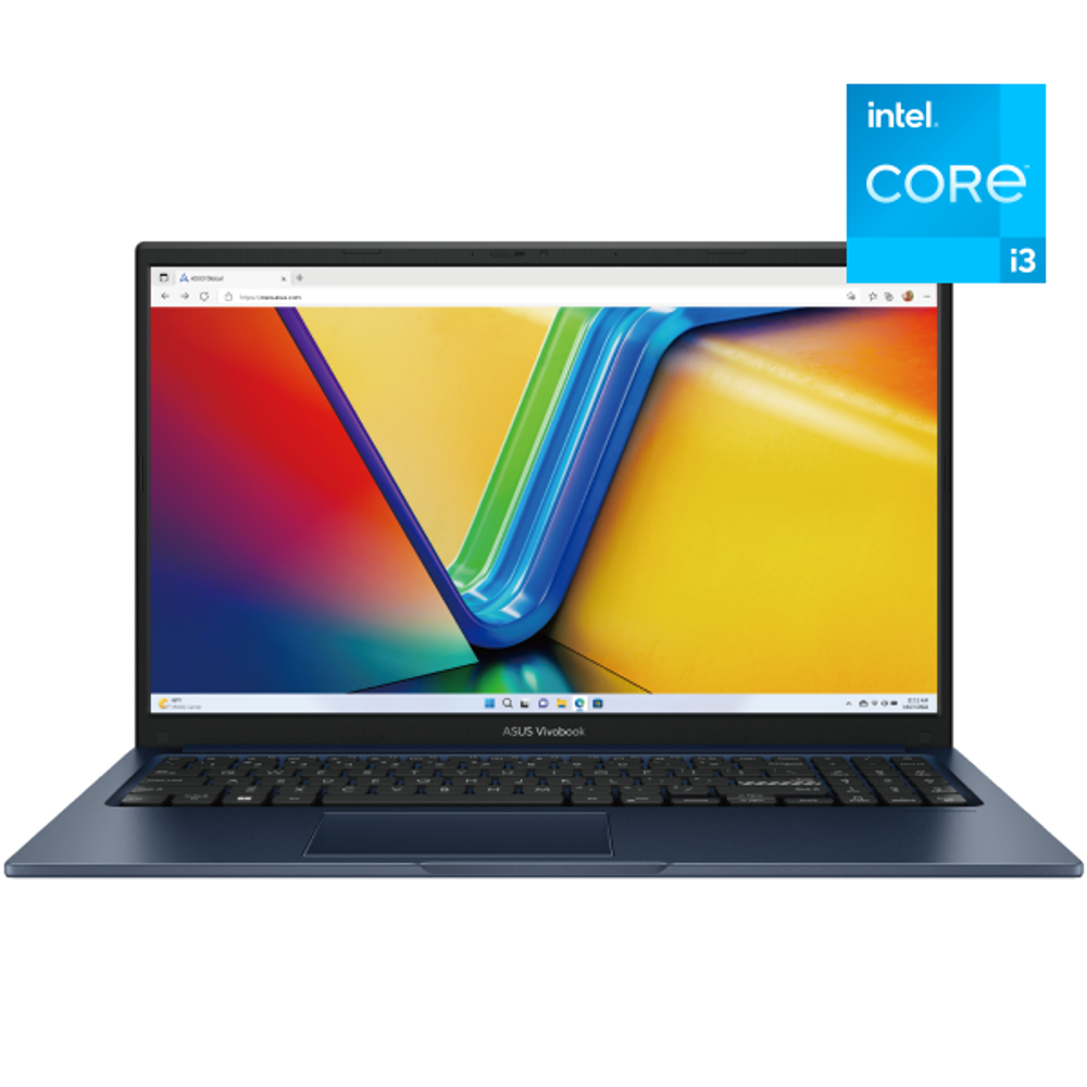 Ноутбук ASUS X1504ZA-BQ084 (90NB1021-M003H0) 15.6"FHD IPS/i3-1215U 6C/8Gb/256Gb SSD/Intel UHD/DOS темно-синий
