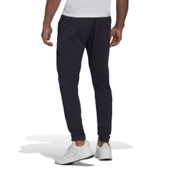 Мужские теннисные штаны adidas Essentials Single Jersey Tapered Elastic Cuff Logo Training Pants Men - Blue
