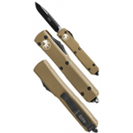 Фронтальный автоматический нож Microtech Ultratech Black 121-1TA