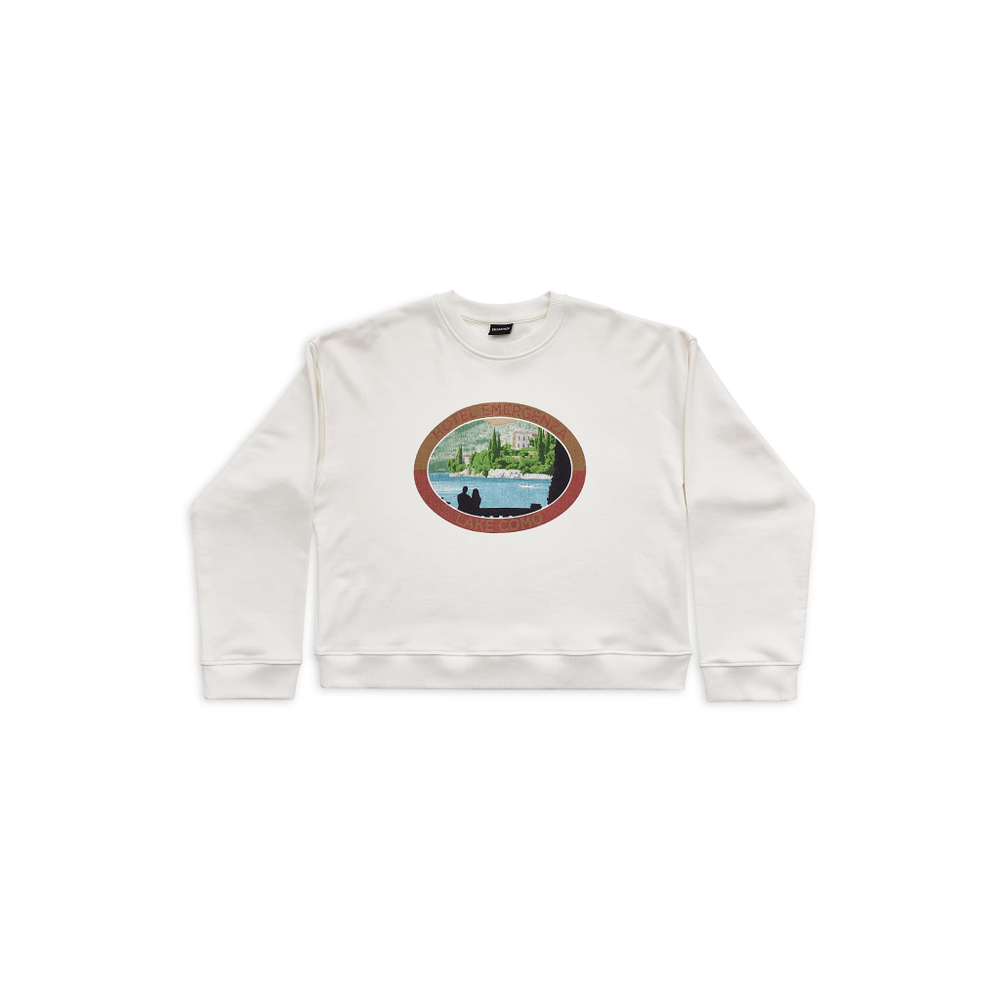 COMO CROPPED SWEATSHIRT OVERSIZED LOOSE