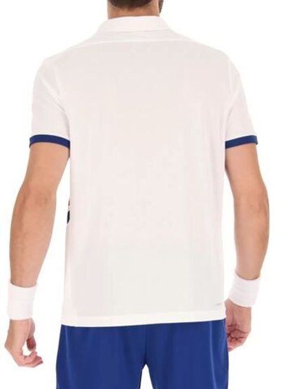 Мужское теннисное поло Lotto Squadra III Polo - bright white