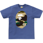 A Bathing Ape Giant 1st Camo Big Ape Head Tee синий