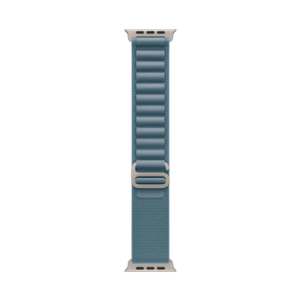 Смарт-часы Apple Watch Ultra 3 49 mm Natural Titanium case | ремешок Alpine Loop | Light Blue, L