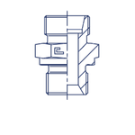 Штуцер FB DS14 BSP 1/2 (корпус)