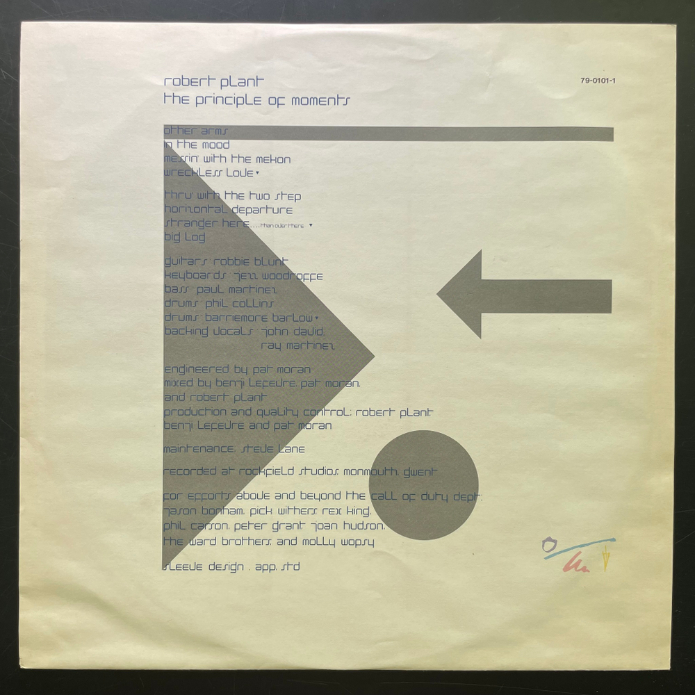 Виниловая пластинка Robert Plant - The Principle Of Moments LP