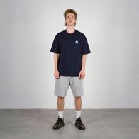 Футболка UNIFORM Heavy Bubble, темно-синий/голубой