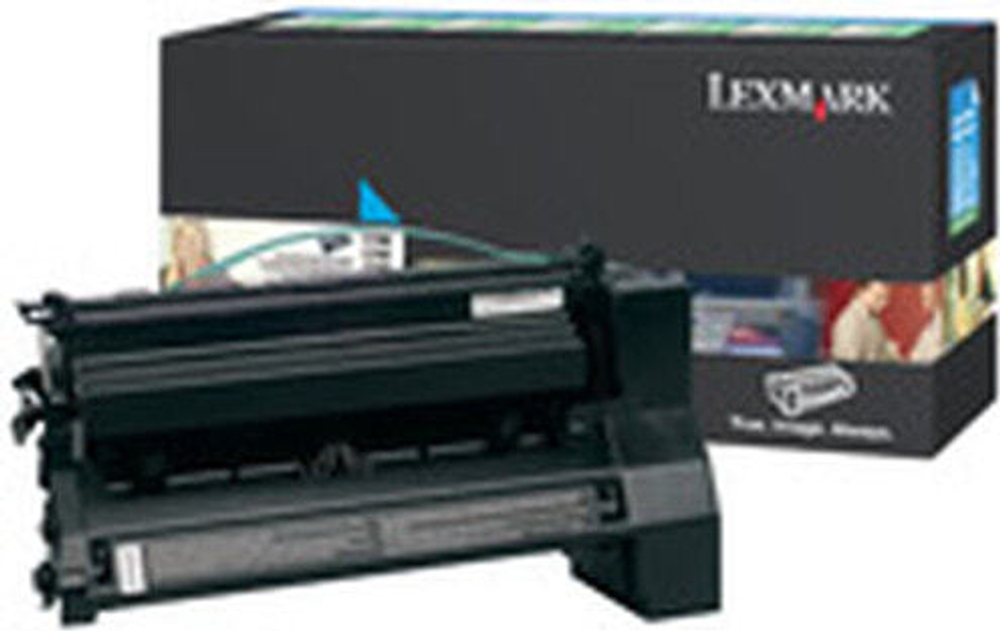 Картридж тонерный голубой 1 шт Lexmark C780A1CG