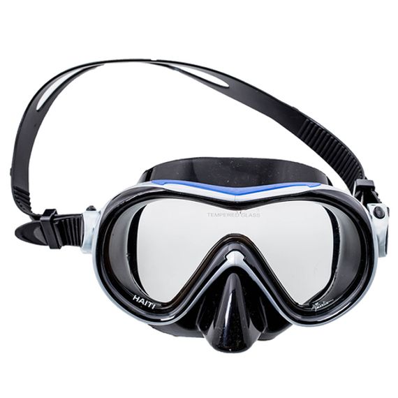 Маска Marlin Haiti Black/Silver/Blue