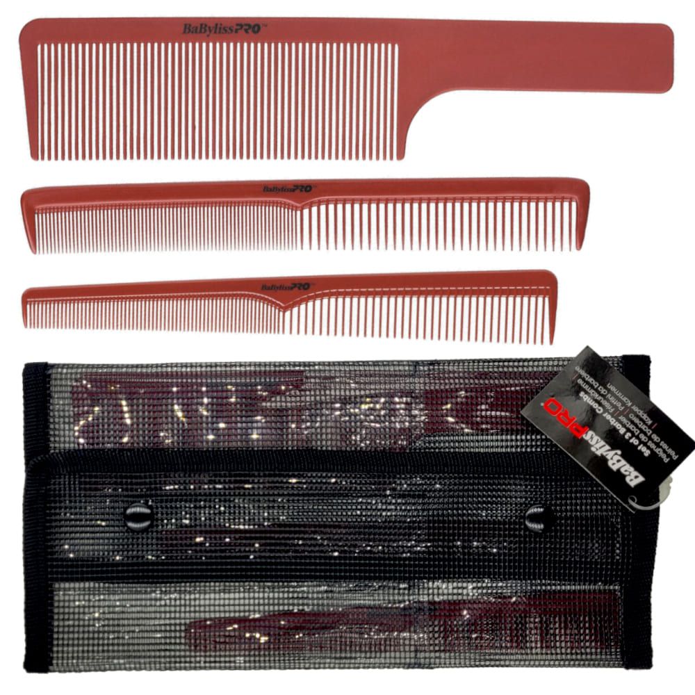 Набор расчесок BaByliss PRO M4343E RED - 3