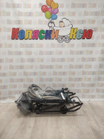 Санки-коляски Galaxy Snow kids 3-3С джинс серый