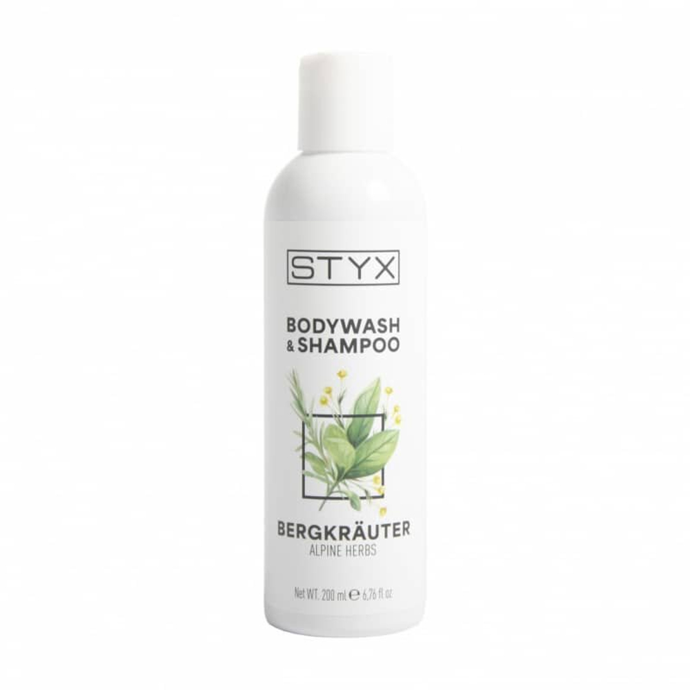 Гель для душа и шампунь Mountain Herbs STYX Naturkosmetik, 250 мл