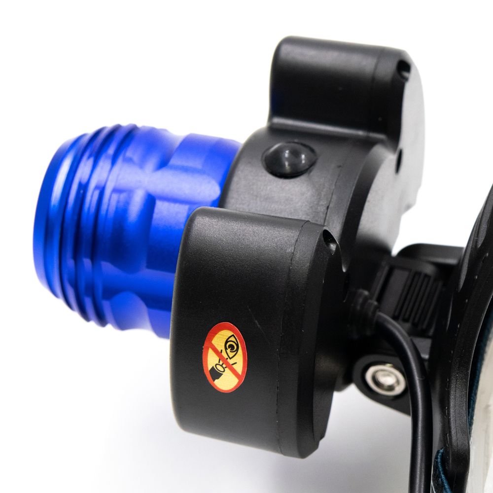 Фонарь налобный "СИБИРСКИЙ СЛЕДОПЫТ-Лайт", 1 LED + 2 COB, zoom, аккум.2x2200mAh/60/