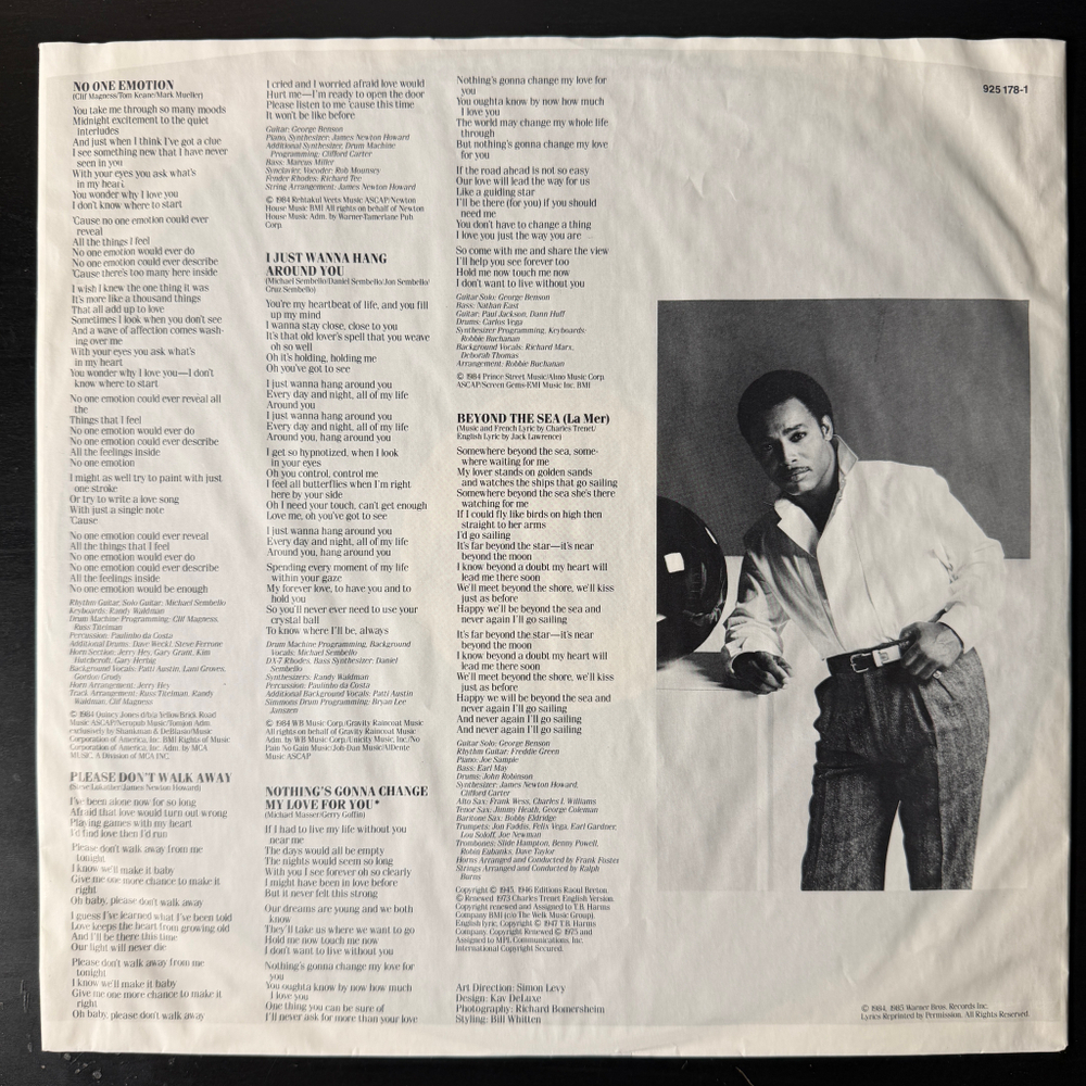 George Benson - 20/20 (Германия 1985г.)