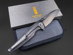 Складной нож Magpie M390 CrystalTi black DLC