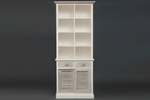 Шкаф книжный Secret De Maison RIVIERA ( mod.2300А ) Дерево манго, 90х40х210см, Antique white/white wash